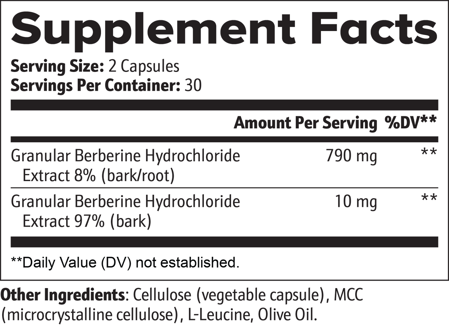 Berberine+ Vegan Capsules – Blood Sugar & Heart Support