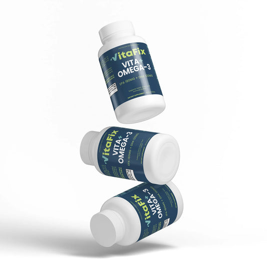Vita-Omega-3 EPA 180mg + DHA 120mg (90 Day Supply Save 15%)
