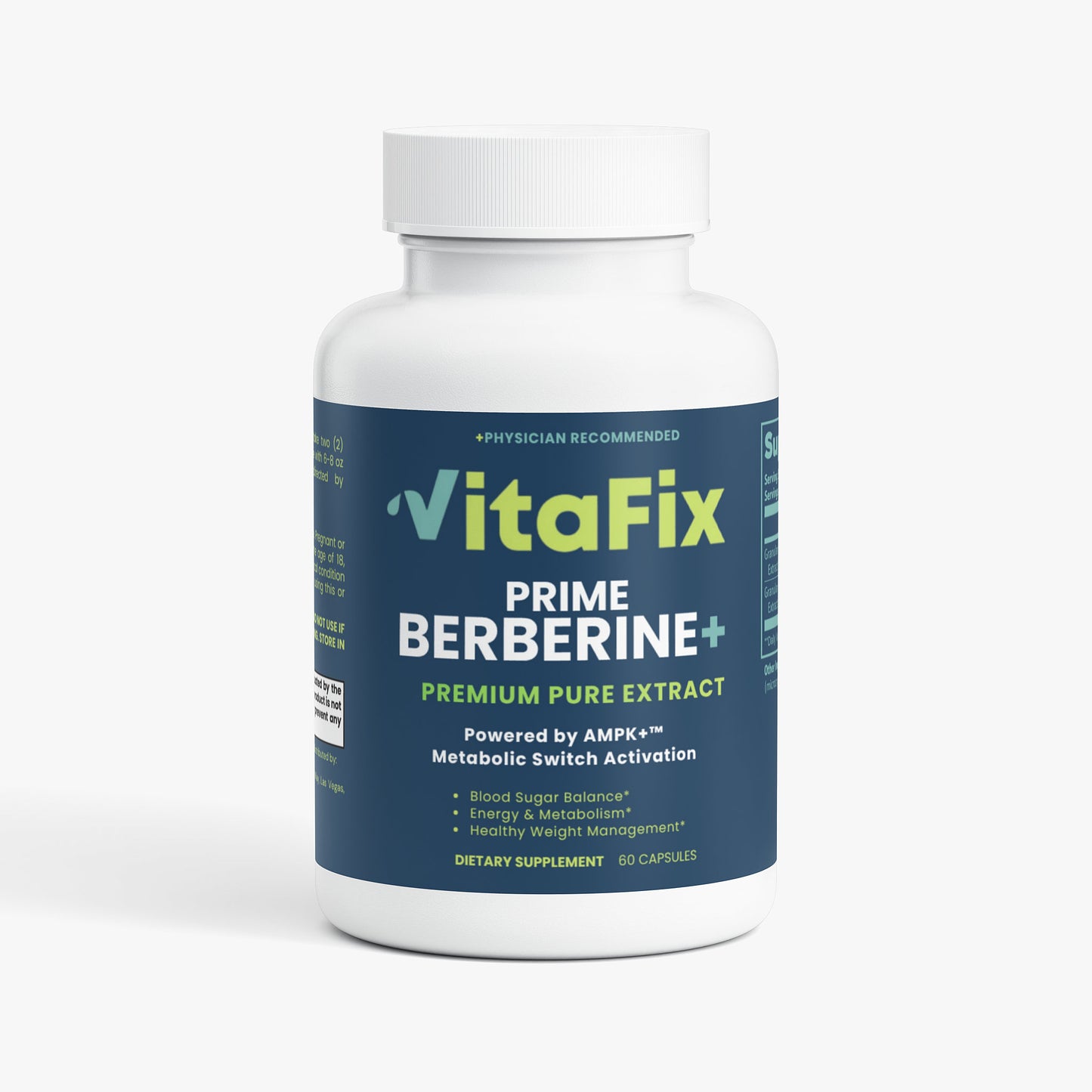 Berberine+ Vegan Capsules – Blood Sugar & Heart Support