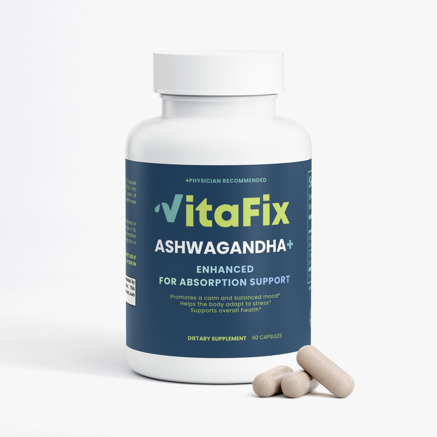 AshwaCORE+ Ashwagandha & B-Vitamin Capsules