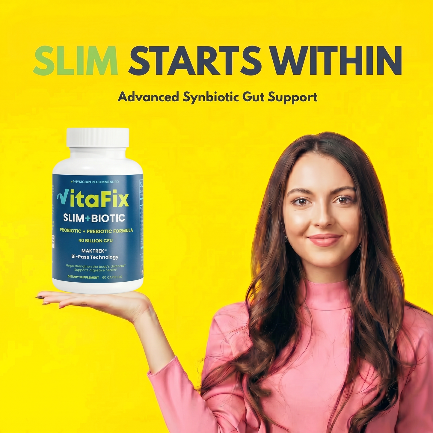 Slim+Biotic Probiotic & Prebiotic Capsules