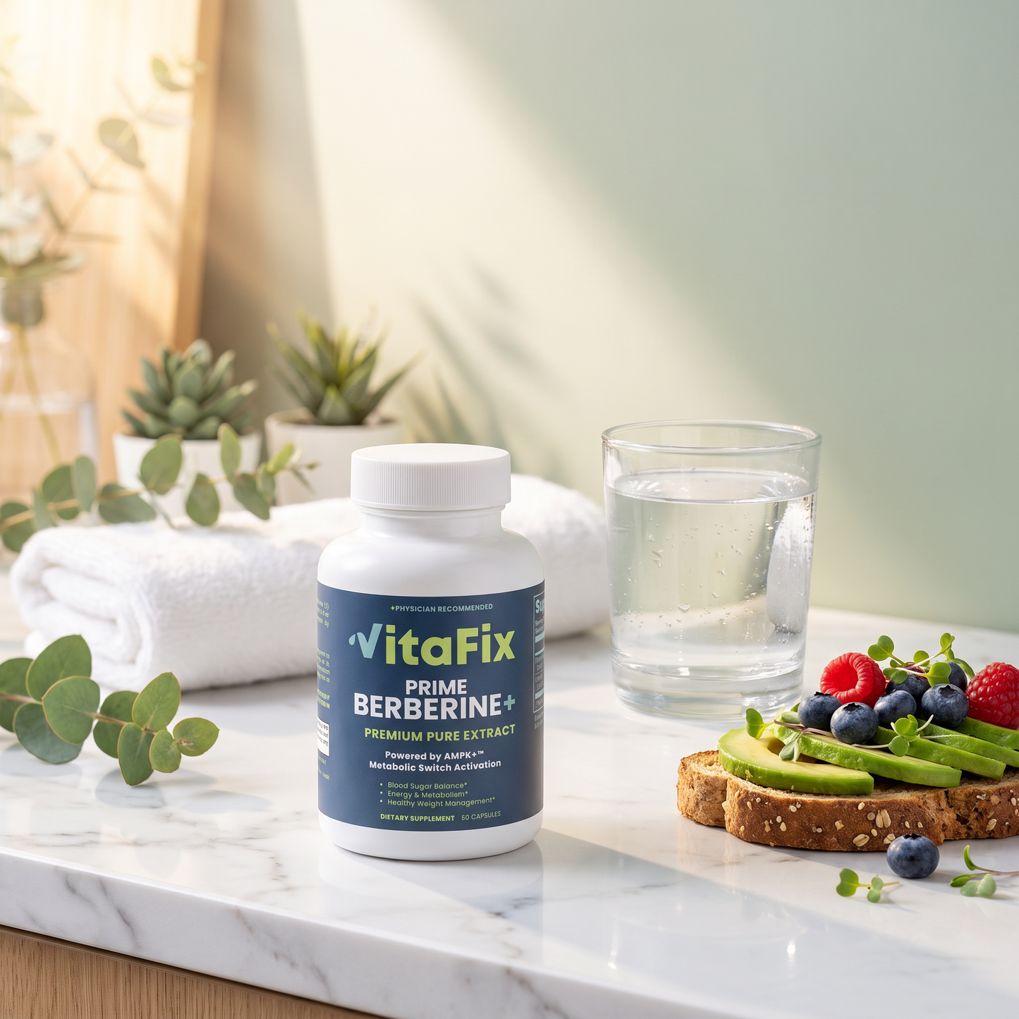 Berberine+ Vegan Capsules – Blood Sugar & Heart Support