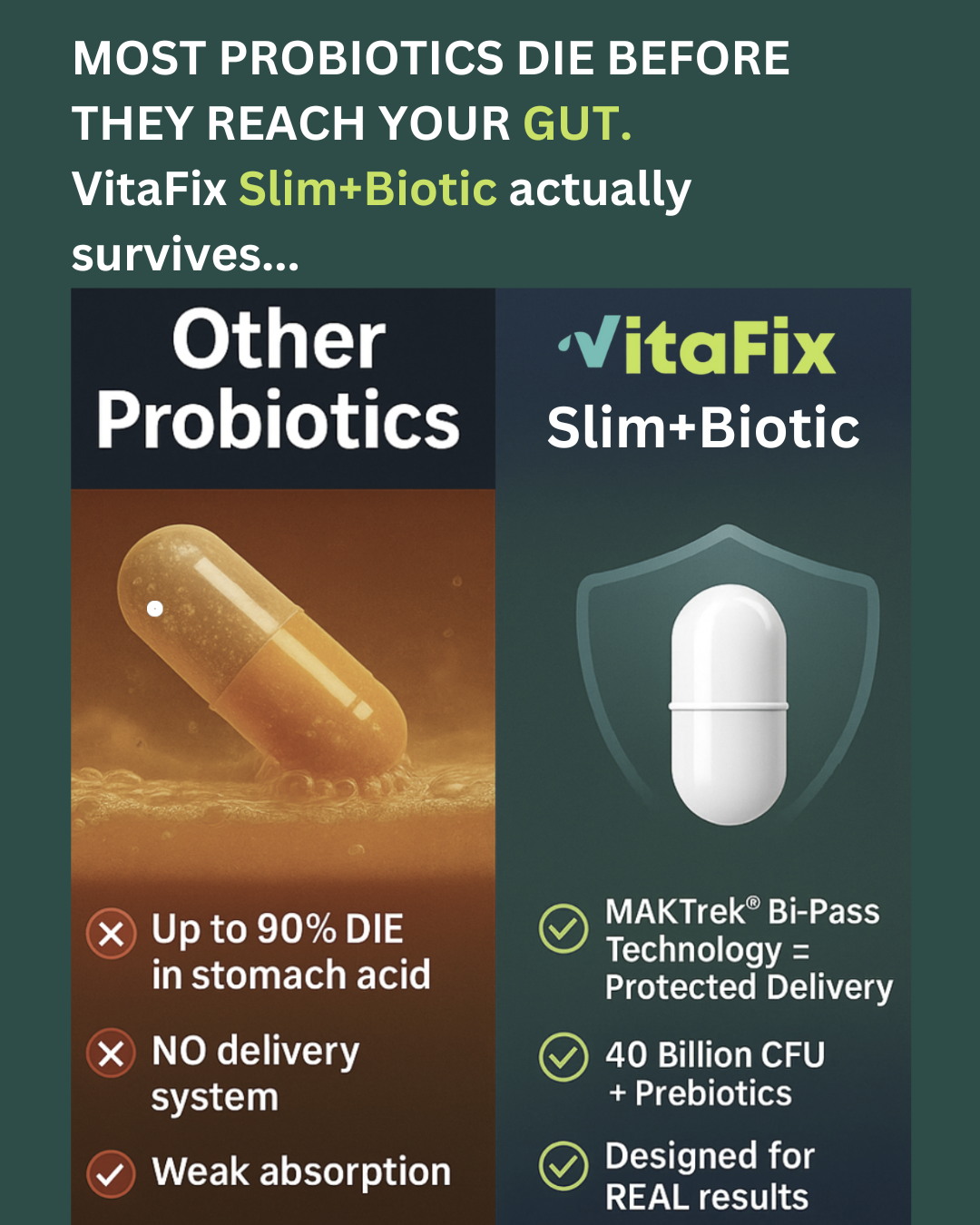 Slim+Biotic Probiotic with Prebiotics